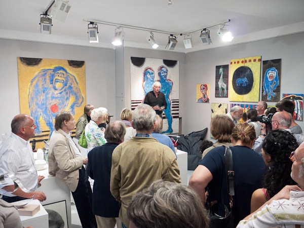 Impression Vernissage Ausstellung Iryna Fedder und Bert Oelmann
