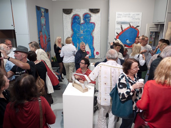 Impression Vernissage Ausstellung Iryna Fedder und Bert Oelmann