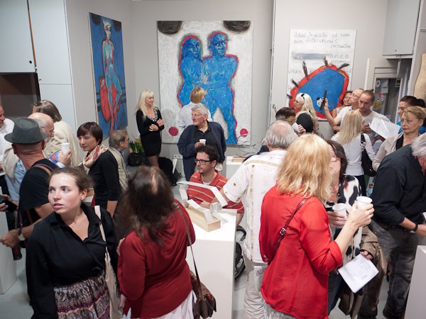 Impression Vernissage Ausstellung Iryna Fedder und Bert Oelmann