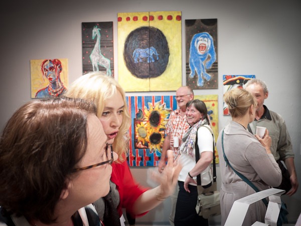 Impression Vernissage Ausstellung Iryna Fedder und Bert Oelmann