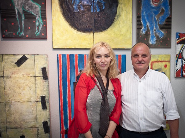 Impression Vernissage Ausstellung Iryna Fedder und Bert Oelmann