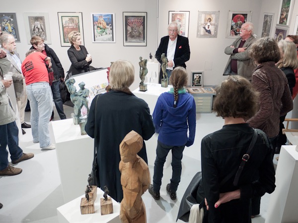 Impression Vernissage Ausstellung Christian Katzur und Charlott Szukala