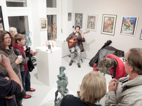 Impression Vernissage Ausstellung Christian Katzur und Charlott Szukala