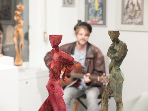 Impression Vernissage Ausstellung Christian Katzur und Charlott Szukala