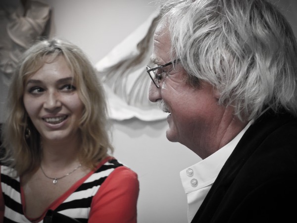 Impression Vernissage Ausstellung Oleksii Zolotariov und Wilhelm Morat