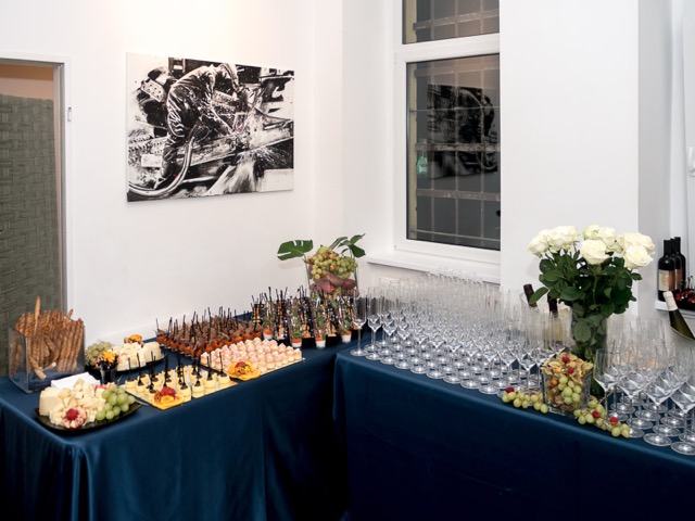 Impression Vernissage Ausstellung Viveka Assembergs und Lazzaro Fornoni