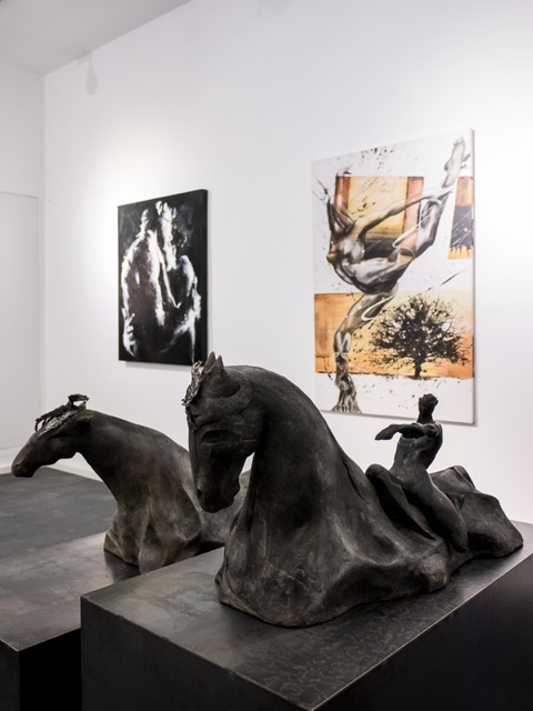 Impression Vernissage Ausstellung Viveka Assembergs und Lazzaro Fornoni