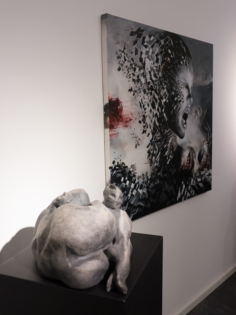 Impression Vernissage Ausstellung Viveka Assembergs und Lazzaro Fornoni