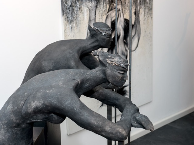 Impression Vernissage Ausstellung Viveka Assembergs und Lazzaro Fornoni