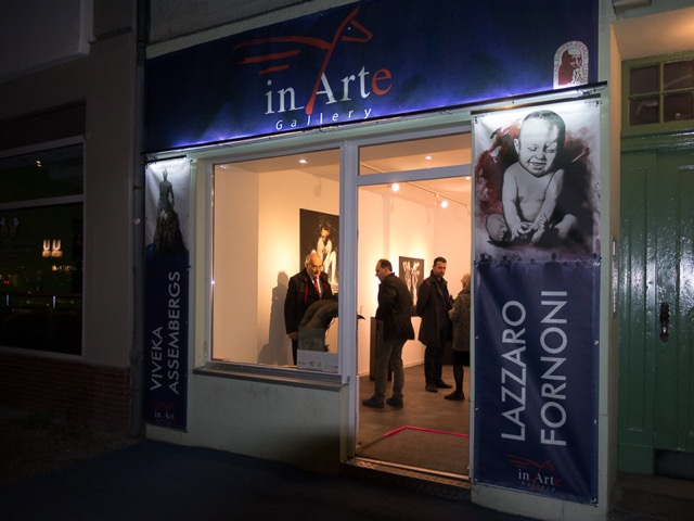 Impression Vernissage Ausstellung Viveka Assembergs und Lazzaro Fornoni