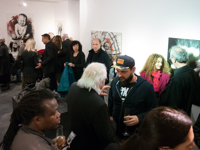 Impression Vernissage Ausstellung Viveka Assembergs und Lazzaro Fornoni