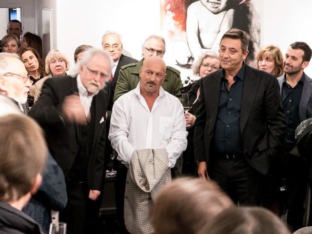 Impression Vernissage Ausstellung Viveka Assembergs und Lazzaro Fornoni