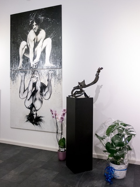 Impression Vernissage Ausstellung Viveka Assembergs und Lazzaro Fornoni