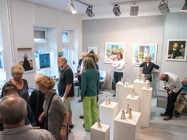 Impression Vernissage Ausstellung Jessica Henkel und Bernd Schobeß