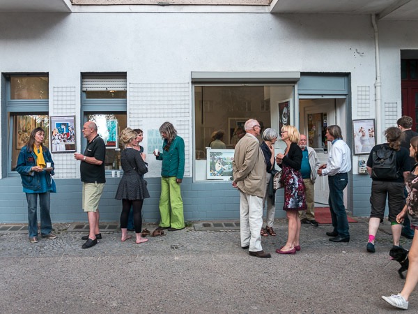 Impression Vernissage Ausstellung Jessica Henkel und Bernd Schobeß