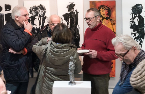 Impression Vernissage Ausstellung Christel Prümm und Helmut Hirte