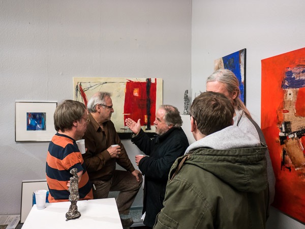 Impression Vernissage Ausstellung Christel Prümm und Helmut Hirte