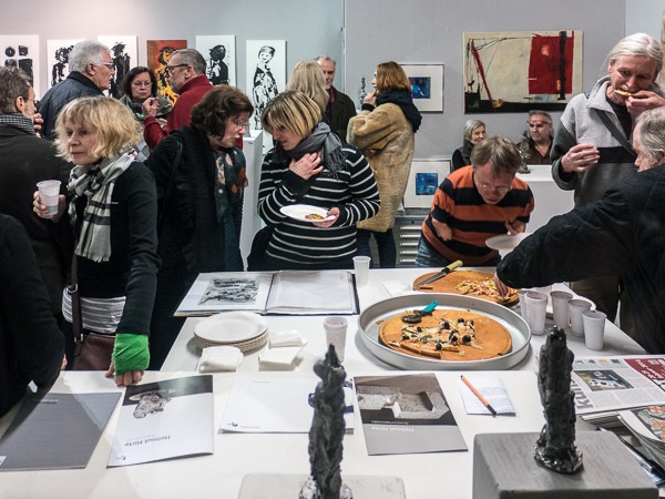Impression Vernissage Ausstellung Christel Prümm und Helmut Hirte