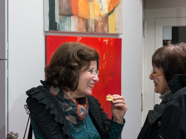 Impression Vernissage Ausstellung Christel Prümm und Helmut Hirte