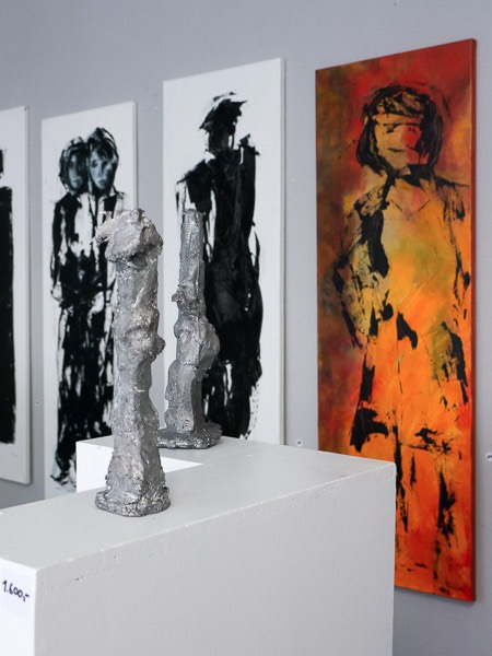 Impression Vernissage Ausstellung Christel Prümm und Helmut Hirte