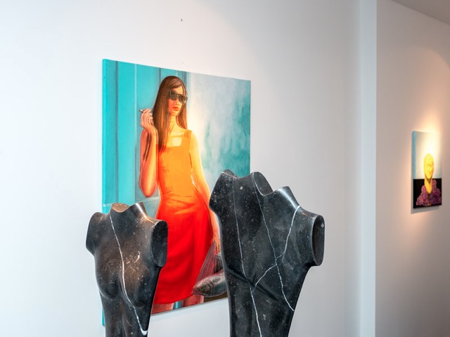 Impression Vernissage Ausstellung Alfred Kainz und Pavel Gempler