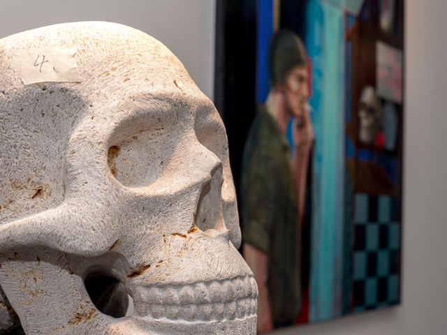Impression Vernissage Ausstellung Alfred Kainz und Pavel Gempler