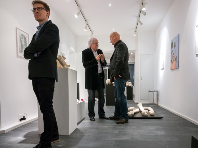 Impression Vernissage Ausstellung Alfred Kainz und Pavel Gempler