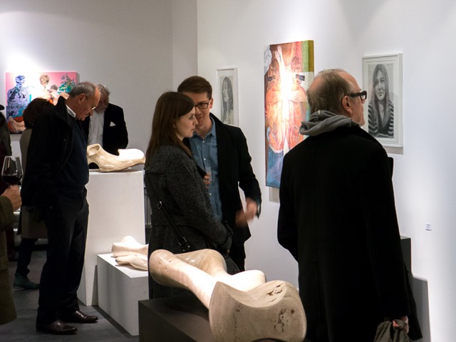 Impression Vernissage Ausstellung Alfred Kainz und Pavel Gempler