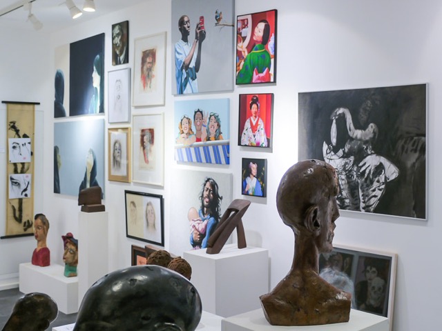 Impression Vernissage Ausstellung »Köpfe 3«