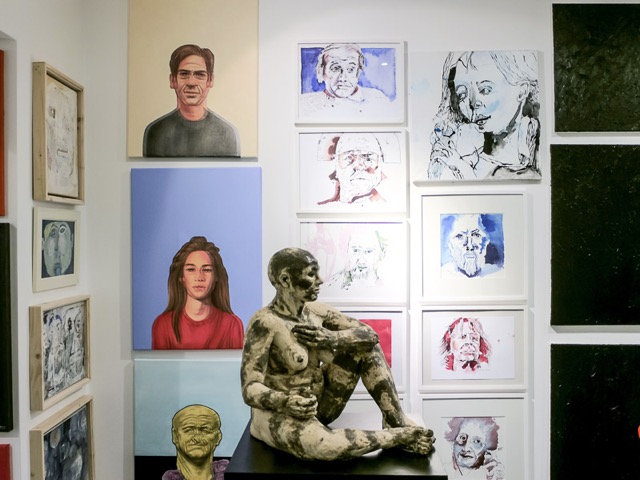 Impression Vernissage Ausstellung »Köpfe 3«