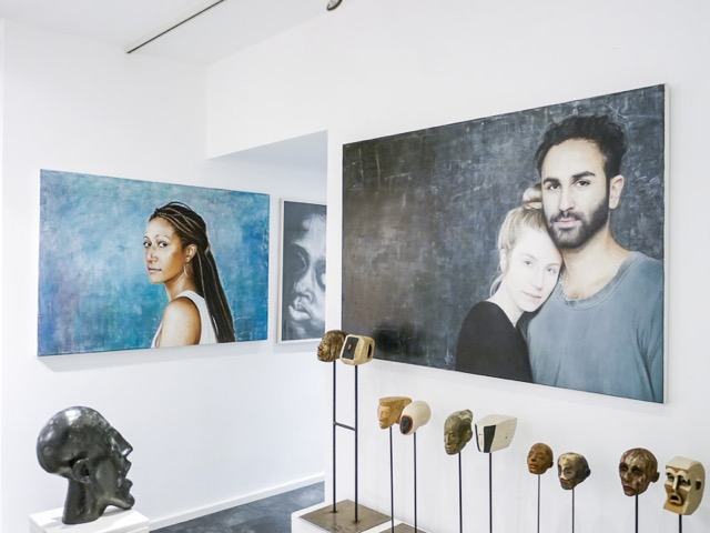 Impression Vernissage Ausstellung »Köpfe 3«