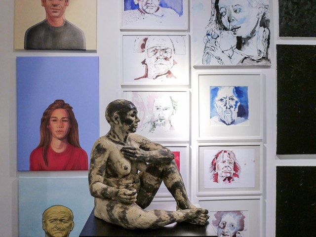 Impression Vernissage Ausstellung »Köpfe 3«