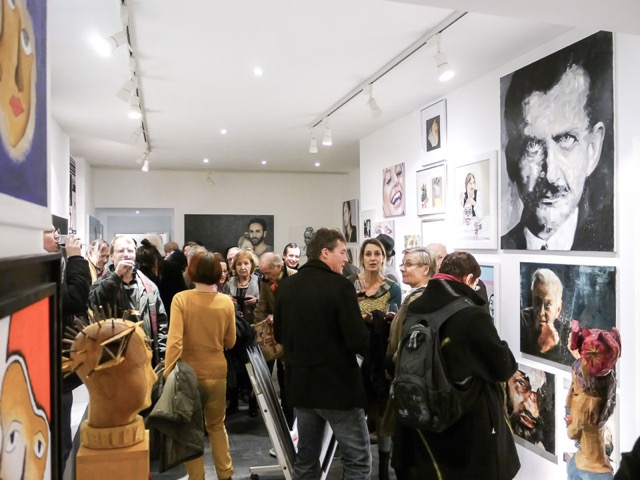 Impression Vernissage Ausstellung »Köpfe 3«