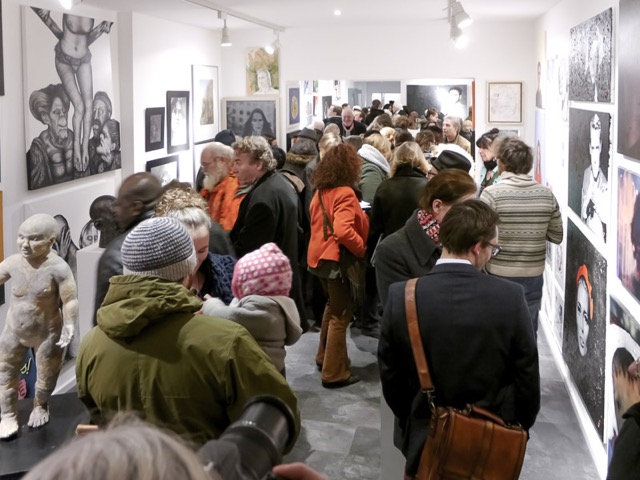 Impression Vernissage Ausstellung »Köpfe 3«