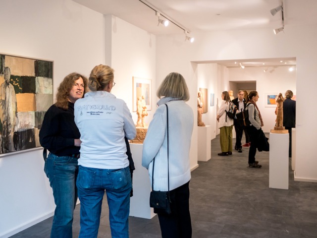 Impression Vernissage Ausstellung Roswitha Schaab und Stefan Kraft