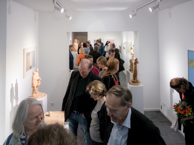Impression Vernissage Ausstellung Roswitha Schaab und Stefan Kraft