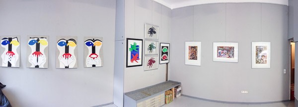 Impression Vernissage Ausstellung Ruth E. Laué und Monique Vogel-Ducroux