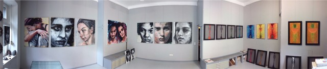 Impression Vernissage Ausstellung Brigitta Loch und Salvatore Mainardi