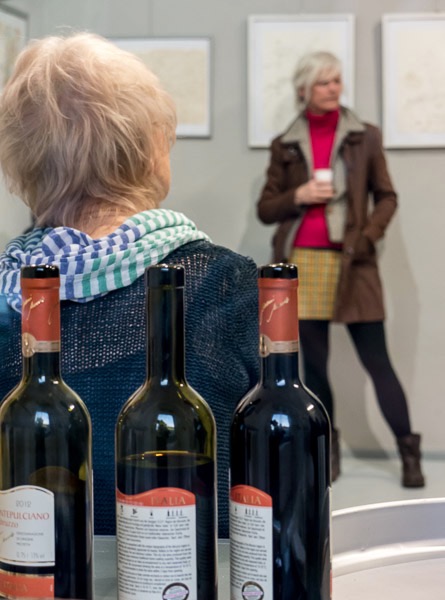 Impression Vernissage Ausstellung Beate von Essen und Gudrun Schuster