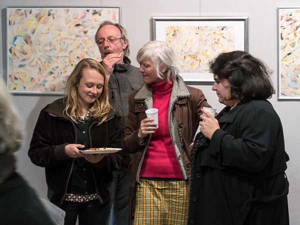 Impression Vernissage Ausstellung Beate von Essen und Gudrun Schuster