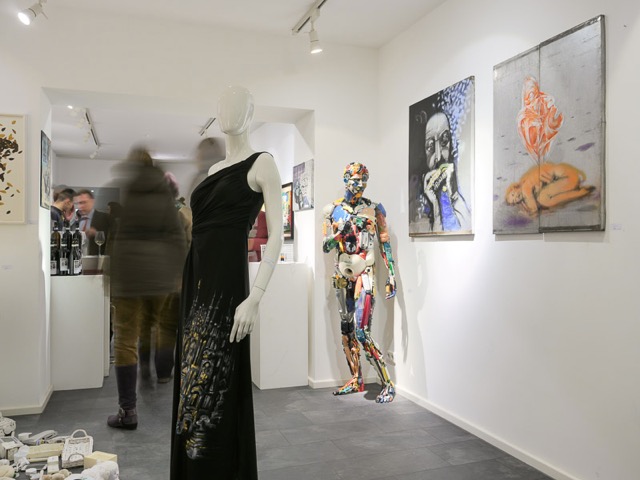 Impression Vernissage Ausstellung Gambín · Gualandris · Morgante