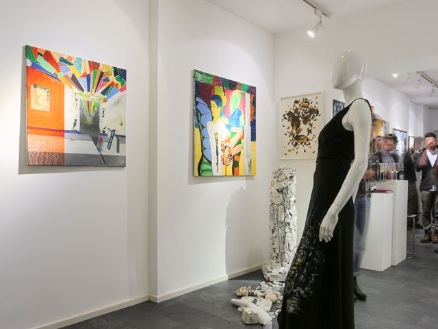 Impression Vernissage Ausstellung Gambín · Gualandris · Morgante