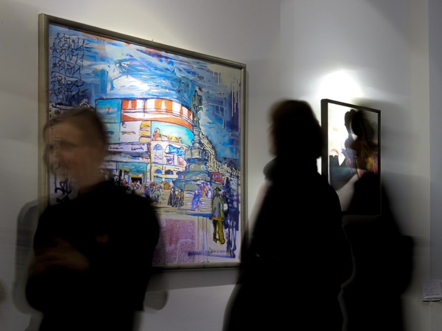 Impression Vernissage Ausstellung Gambín · Gualandris · Morgante