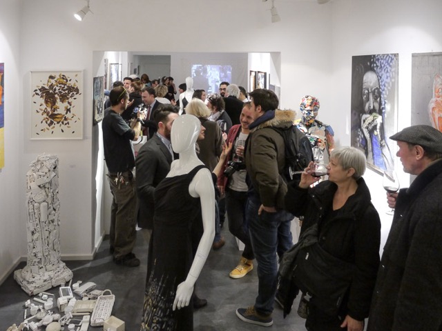 Impression Vernissage Ausstellung Gambín · Gualandris · Morgante