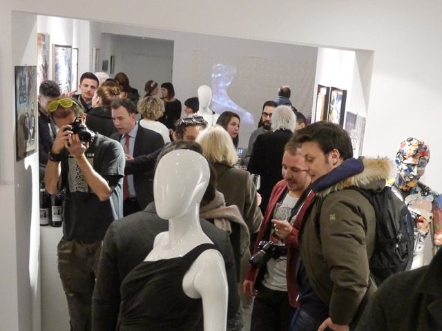 Impression Vernissage Ausstellung Gambín · Gualandris · Morgante