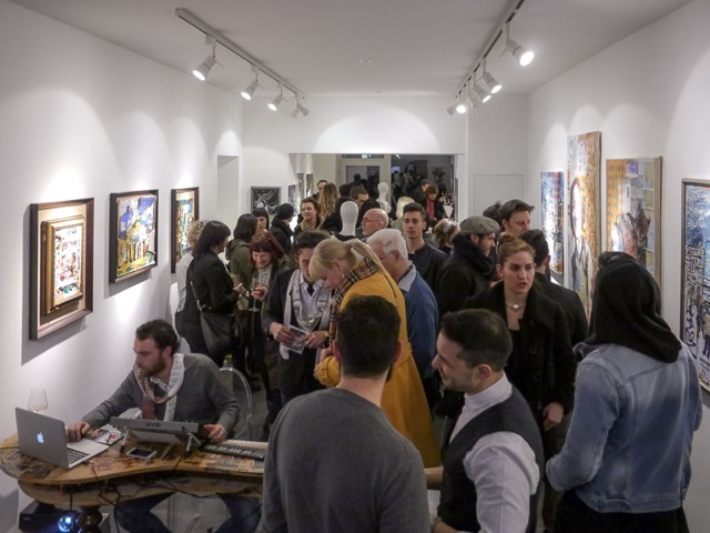 Impression Vernissage Ausstellung Gambín · Gualandris · Morgante