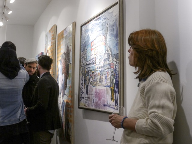Impression Vernissage Ausstellung Gambín · Gualandris · Morgante