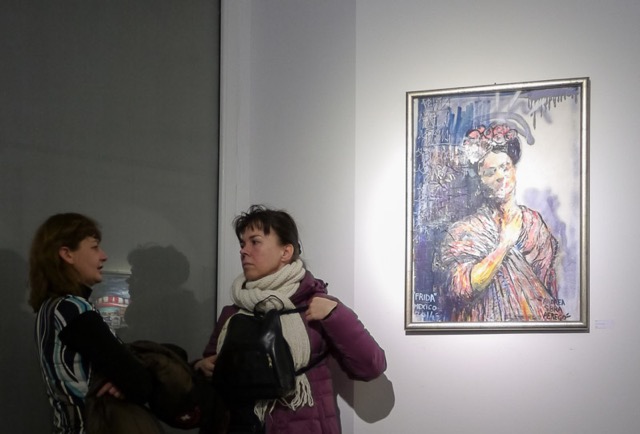 Impression Vernissage Ausstellung Gambín · Gualandris · Morgante