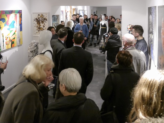 Impression Vernissage Ausstellung Gambín · Gualandris · Morgante