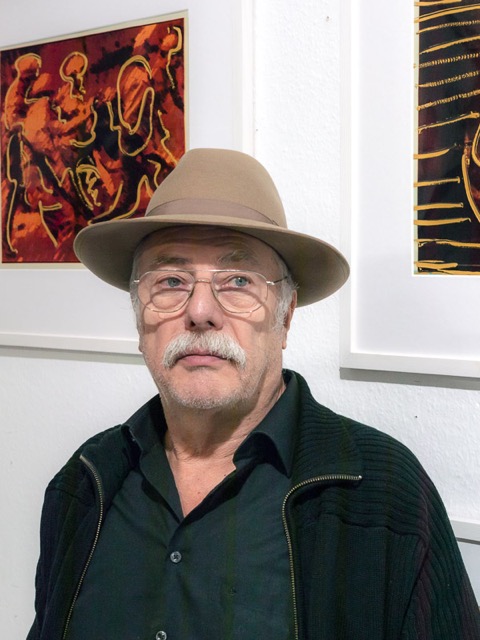 Impression Vernissage Ausstellung Hans Benesch · Übermalungen